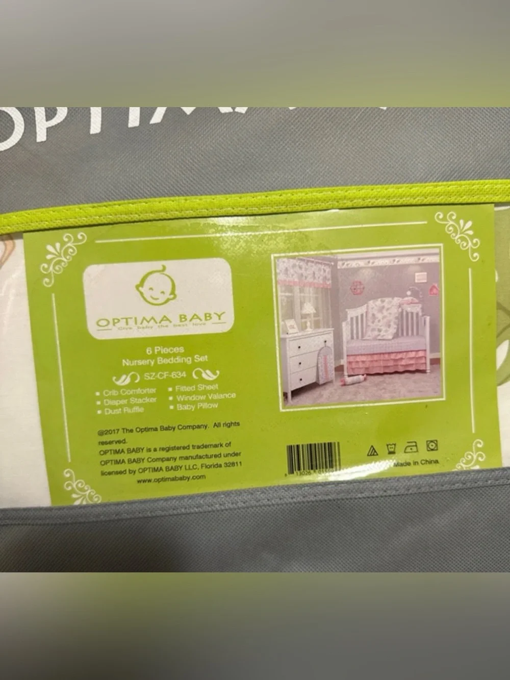 Optima Baby girl Multi-piece nursery bedding set